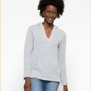 Faherty Womens Whitewater Hoodie Size Small (Blue Seabrook)